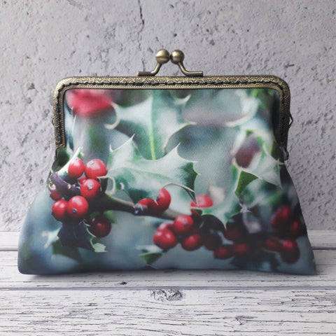 Holly Clutch Bag Purse Wedding Gift for Her 